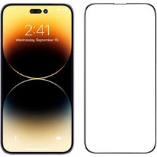 Teknook iPhone 15 Pro Davin Seramik Ekran Koruyucu - Siyah
