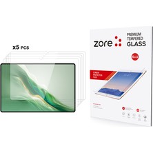 Teknook Honor Magic Pad 2 12.3 Zore 5in1 Tablet Temperli Cam Ekran Koruyucu - Şeffaf