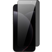 Teknook iPhone 17 Pro Zore Rika Premium Privacy Temperli Cam Ekran Koruyucu - Siyah