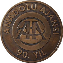 Urlanumis Anadolu Ajansı 90. Yıl Hatıra Madalyası Bronz
