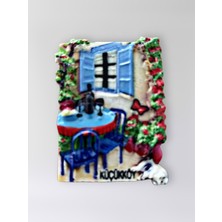 Mundy Küçükköy Polyester Kabartmalı Magnet 5 x 6,5 cm Dekoratif Hediyelik Buzdolabı Süsü (KOD:1678)