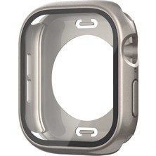 Teknook Watch 10 46MM 360 Derece Korumalı Kasa ve Ekran Koruyucu Zore Watch Gard 12 - Starlight