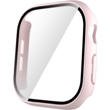 Teknook Watch 10 42MM Sert Pc Kasa ve Ekran Koruyucu Zore Watch Gard 35 - Pembe