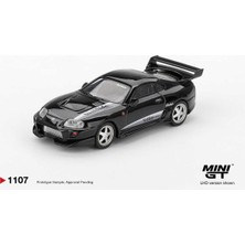 Mını Gt Mini Gt 1:64 Toyota Supra Veilside Combat V-Iı Black Jdm Diecast Model Araba MGT01107