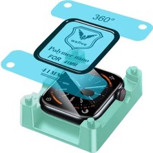 Teknook Watch 7 41MM Zore Polymer Nano Ekran Koruyucu + Kolay Uygulama Aparatlı - Siyah