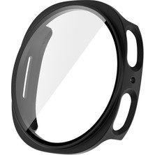 Teknook Galaxy Watch 8 44MM Sert Pc Kasa ve Ekran Koruyucu Zore Watch Gard 38 - Siyah