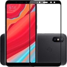 Teknook Xiaomi Redmi S2 Zore Kenarları Kırılmaya Dayanıklı Cam Ekran Koruyucu - Siyah