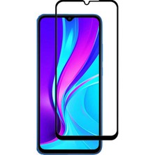 Teknook Galaxy A12 Zore Kenarları Kırılmaya Dayanıklı Cam Ekran Koruyucu - Siyah
