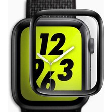 Teknook Watch 42MM Zore Full Yapışkanlı Cam Ekran Koruyucu - Siyah
