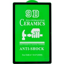 Teknook Galaxy Tab A7 10.4 T500 2020 Zore Tablet Seramik Ekran Koruyucu - Siyah