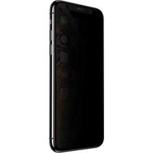 Teknook iPhone 14 Pro Zore Anti-Dust Privacy Temperli Ekran Koruyucu - Siyah