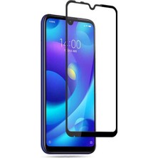 Teknook Xiaomi Mi Play Zore Kenarları Kırılmaya Dayanıklı Cam Ekran Koruyucu - Siyah