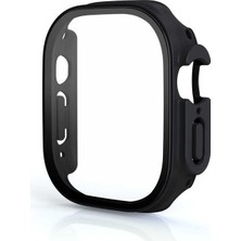 Teknook Watch Ultra 49MM Kasa ve Ekran Koruyucu Zore Watch Gard 19 - Siyah