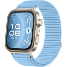 Teknook Huawei Watch Fit 4 Pro Zore KRD-144 Hasır Kordon - Açık Mavi