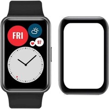 Teknook Huawei Watch Fit Zore Pmma Pet Saat Ekran Koruyucu - Siyah