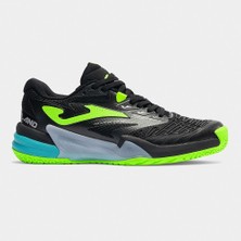 Joma TROLS2601AC Roland Sert & Toprak Kort Erkek Tenis Ayakkabısı - Siyah/neon Yeşil