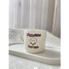Nergis Collection Esprili Kupa Bardak Çay Kahve Fincanı 200 ml