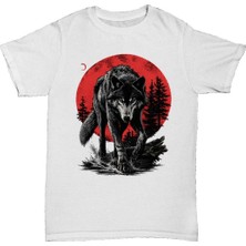 L'eivor Alfa Kurt Dolunay Baskılı Erkek Pamuk T-Shirt