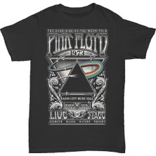 L'eivor Pink Floyd Baskılı Erkek Pamuk T-Shirt