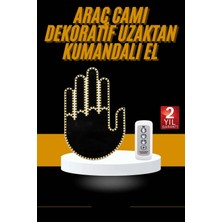 Eco Lounge Uzaktan Kumandalı Araba Parmak Hareketi Işığı Parmak Işığı LED Araba Arka Pencere