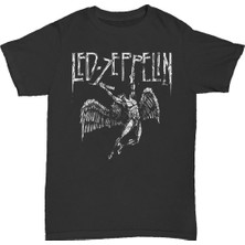 L'eivor LED Zeppelin Baskılı Erkek Pamuk T-Shirt