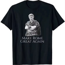 L'eivor Gaius Julius Caesar Make Rome Great Again Baskılı Erkek Pamuk T-Shirt