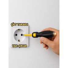 Depomega Çift Taraflı Izoleli Elektrikçi Yıldız Düz Tornavida Kontrol Kalemi