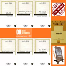 İş Bankası Kültür Yayınları Moliere 7 Kitap Set- Telefon Tutucu Hediye/ Cimri - Tartüf - Kibarlık Budalası - Hastalık Hastası