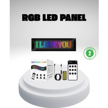 Eco Lounge Rgb LED Panel – Mobil Uyumlu, Yazı ve Gıf Destekli, USB Bağlantılı Dekoratif Ekran