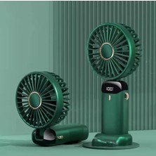 Grand Concept Store Mini Klima 5 Kademeli Şarjlı Taşınabilir Dijital LED Göstergeli El Fanı Vantilatör