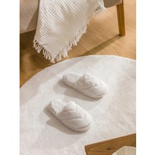 Lc Waikiki Yeni Sezon Nakışlı Pelüş Kadın Ev Terliği