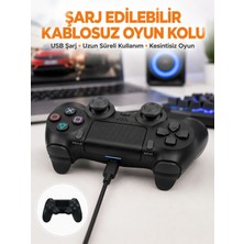 Astraltech Ps4 Uyumlu Kablosuz Oyun Kolu – Titreşimli, Şarjlı ve Ergonomik Yeni Nesil