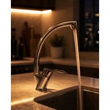 Astraltech Kolay Montajlı Musluk 360 Derece Dönen Başlık ve Ergonomik Tek Kol Sistemi