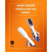 Astraltech Kafa Derisi Masajlı Saç Tarağı – Kendini Temizleyen, Anti-Statik