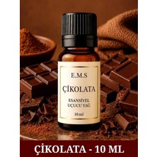 E.M.S ÇİKOLATA Esansiyel Uçucu Yağ Buhurdanlık Yağı Difüzör Esansı Oda Kokusu Esansı MUM ESANSI 10 ML.