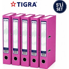 Tigra Klasör Dar Plastik Klasör 5 Li Set