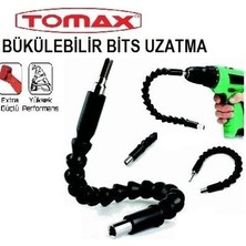 Tomax Körüklü Bükülen Bits Uzatma Matkap Ucu Bükülebilir Esnek