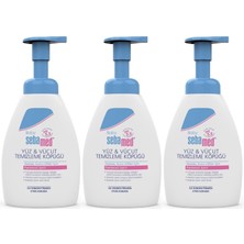 Sebamed Bebek Saç Yüz ve Vücut Köpüğü 400ML (Ph 5.5 Yenidoğan Hassas Cilt) (3 Lü Set)