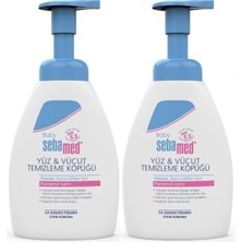 Sebamed Bebek Saç Yüz ve Vücut Köpüğü 400ML (Ph 5.5 Yenidoğan Hassas Cilt) (2 Li Set)