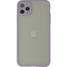 Bezos iPhone 12 Pro Max Kılıf Montreal Silikon Kapak - Mor