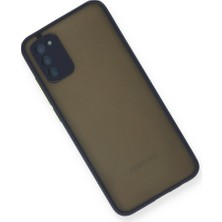 Bezos Galaxy A02S Kılıf Montreal Silikon Kapak - Lacivert