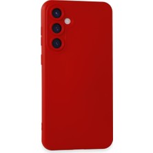 Bezos Galaxy S24 Kılıf Nano Içi Kadife Silikon - Kırmızı