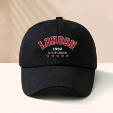 L'eivor City Of London Baskılı Çıt Çıtlı Şapka