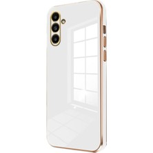 Bezos Galaxy A55 5g Kılıf Volet Silikon - Beyaz