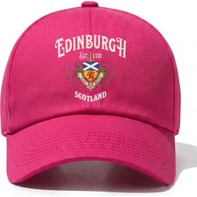 L'eivor Edinburgh Scotland Baskılı Pamuk Şapka