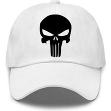 L'eivor Punisher Baskılı Çıt Çıtlı Şapka