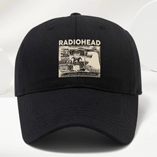 L'eivor Radiohead Baskılı Çıt Çıtlı Şapka