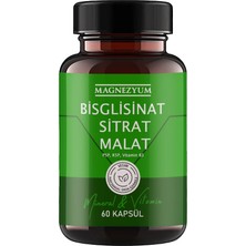 Vexor Magnezyum 1 Kutu Bisglisinat Magnezyum Sitrat Malat & Vitamin B2 B3 B6  ve Mineral Kapsülleri 60LI