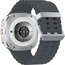 Vexor Watch 7 Ultra KR417 Rug Silikon Kordon - Koyu Gri
