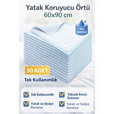 Bezos Yatak Koruyucu Örtü 60X90 cm 30 Adet Tek Kullanımlık Sıvı Geçirmez Hasta Altı Bezi